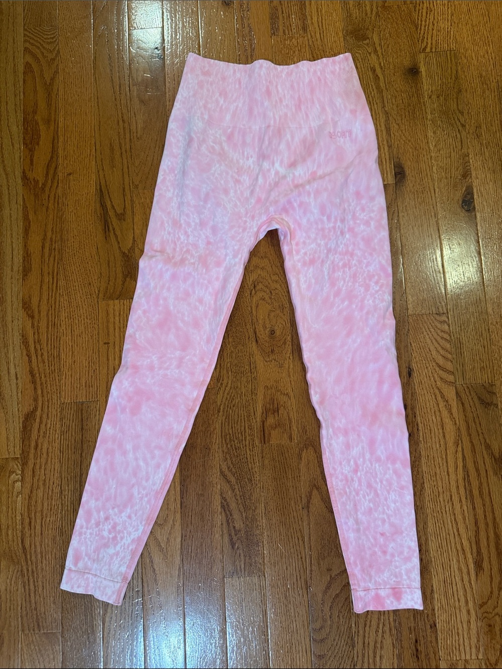Women Pink Tie-Dye Leggings J80fit - Soft Stretch NWT